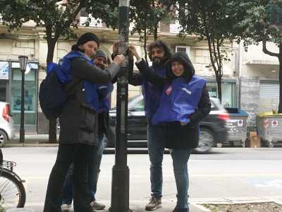 Lo "zoccolo duro" del team: i 40enni Fabrizio Milone, Giuseppe Verticino, Anna Rinaldi e Sarah Regina